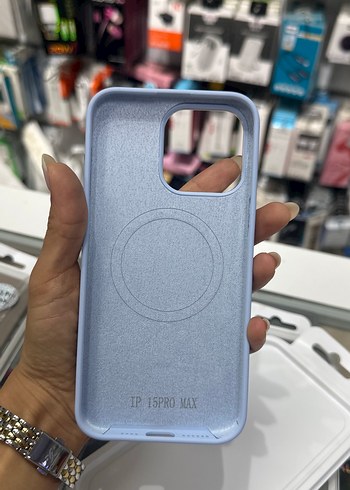 Apple IP 15 Pro Max Siyah Parlak Telefon Kılıfı - Görsel 8