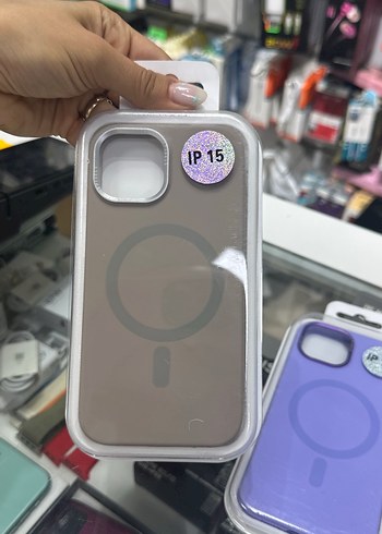 Apple Pembe Düğmeli Telefon Kılıfı 15 - Görsel 7