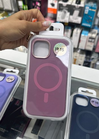 Apple Pembe Düğmeli Telefon Kılıfı 15 - Görsel 4