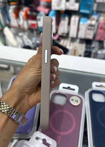 Apple Pembe Düğmeli Telefon Kılıfı 15 - Görsel 10