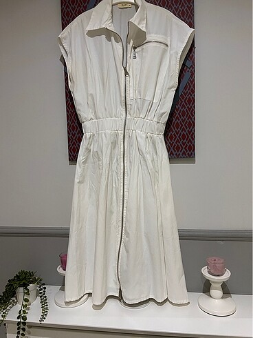 Poplin elbise
