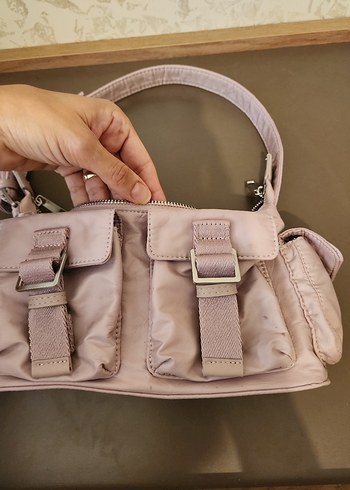 lila Pastel Renkli Tokalı Kadın Çanta zara - Görsel 4