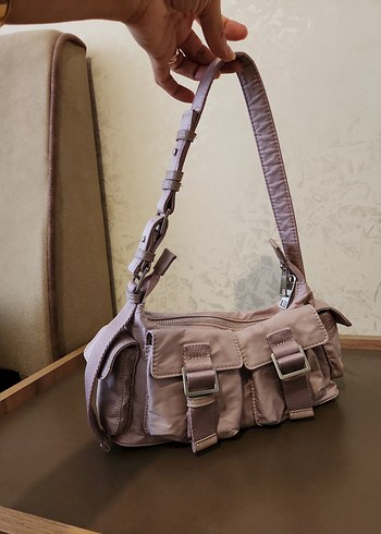 lila Pastel Renkli Tokalı Kadın Çanta zara - Görsel 7