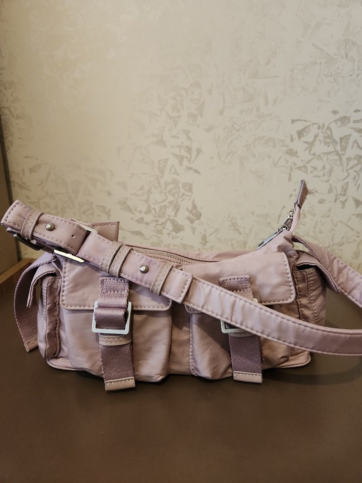 lila Pastel Renkli Tokalı Kadın Çanta zara - Görsel 2