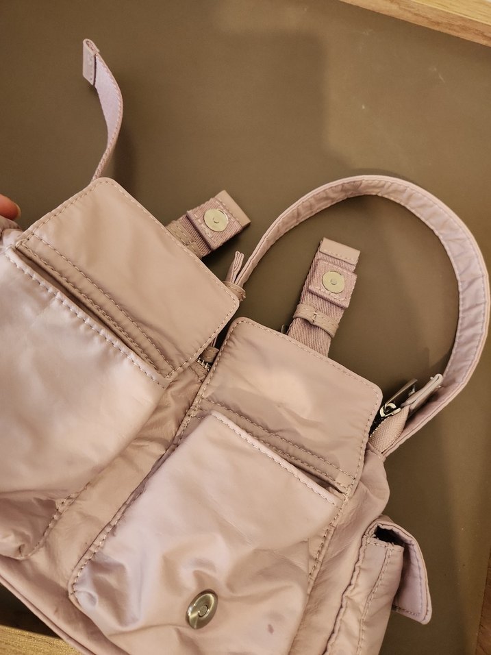 lila Pastel Renkli Tokalı Kadın Çanta zara - Görsel 5