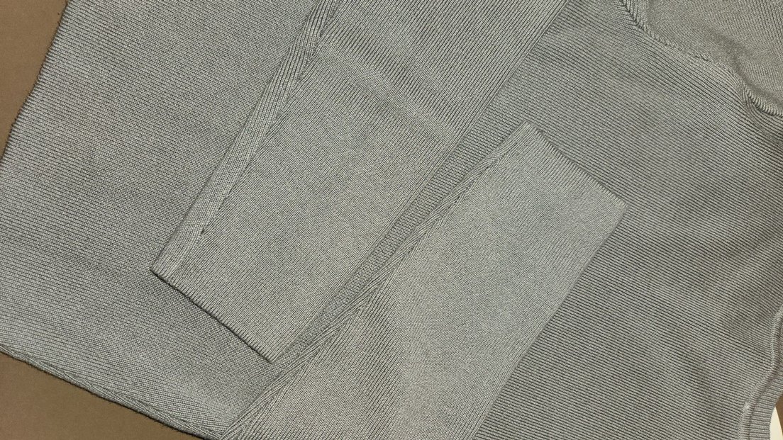 Gri Kadın İnce Örgü Kısa Kazak zara marka - Görsel 4