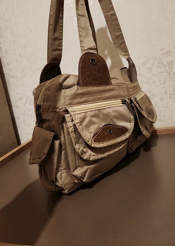 Bej Deri Tokalı Kadın Çanta ççs marka - Görsel 6