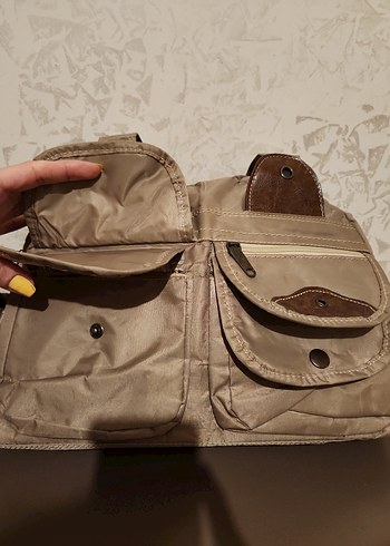 Bej Deri Tokalı Kadın Çanta ççs marka - Görsel 9