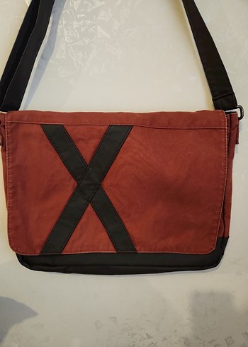 Kırmızı Erkek Omuz Çantası Tokalı KAFT - Görsel 2