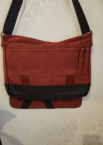 Kırmızı Erkek Omuz Çantası Tokalı KAFT - Görsel 3