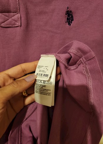 Erkek Mor Kısa Kollu Polo Tişört - Görsel 7