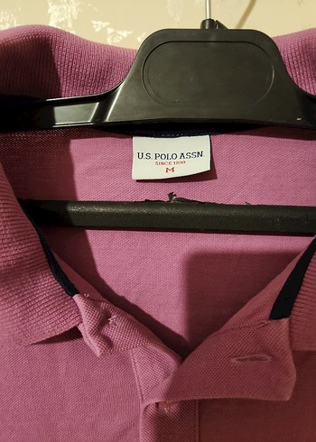 Erkek Mor Kısa Kollu Polo Tişört - Görsel 2