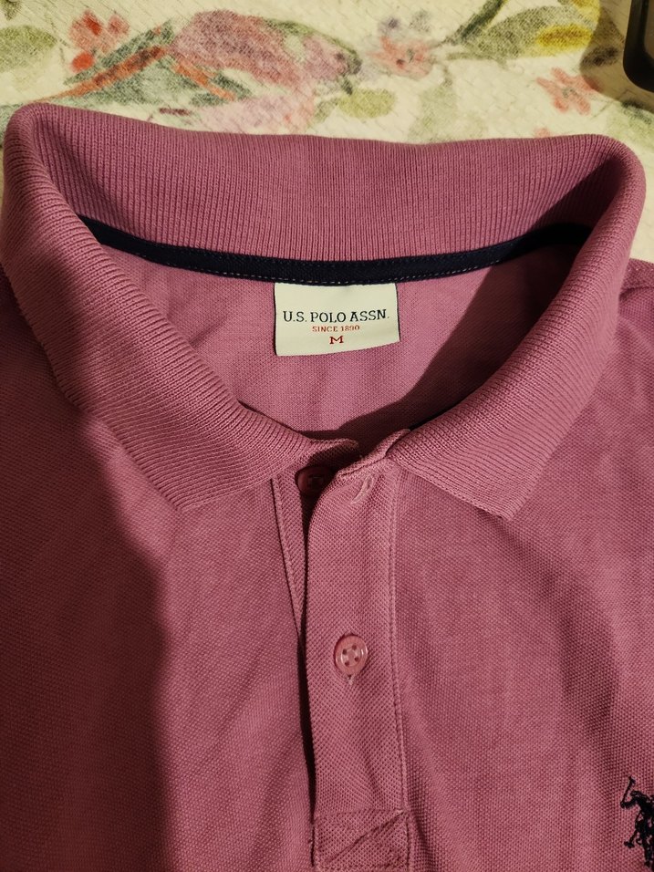 Erkek Mor Kısa Kollu Polo Tişört - Görsel 4