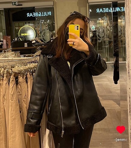 m Beden siyah Renk Stradivarius Biker Ceket