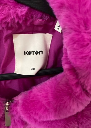 Pembe Kadın Suni Kürk Ceket - Görsel 3