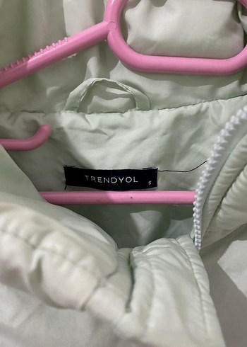 Pastel Yeşil Fermuarlı Kadın Kışlık Ceket - Görsel 2