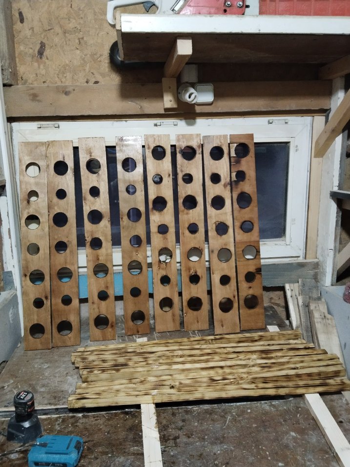 Dairesel Delikli Ahşap Lamba - Görsel 3