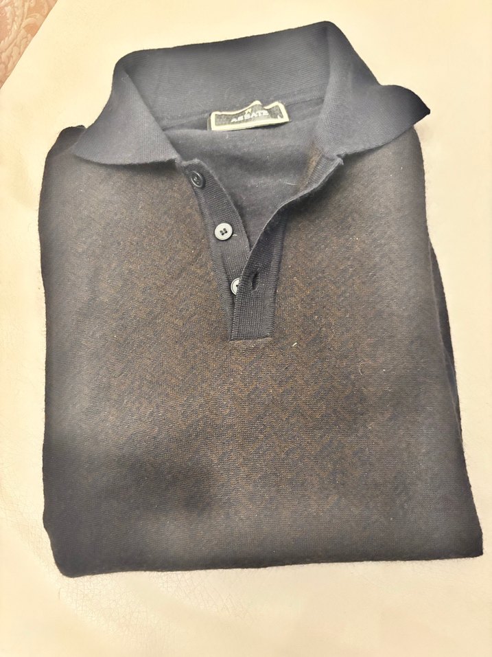 Düğmeli Yaka Kahverengi Erkek Yün Kazak#abbate
#Abbate - Görsel 2