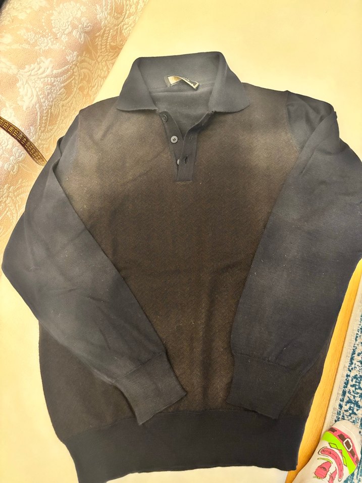 Düğmeli Yaka Kahverengi Erkek Yün Kazak#abbate
#Abbate - Görsel 4