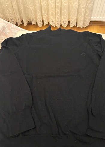 Siyah Balıkçı Yaka erkekTriko - Görsel 2