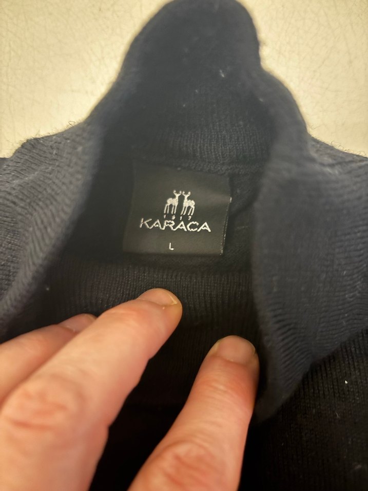 Siyah Balıkçı Yaka erkekTriko - Görsel 4