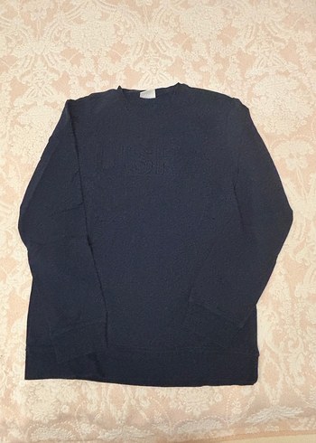 Erkek Lacivert Kısa Kollu Sweatshirt - Görsel 2