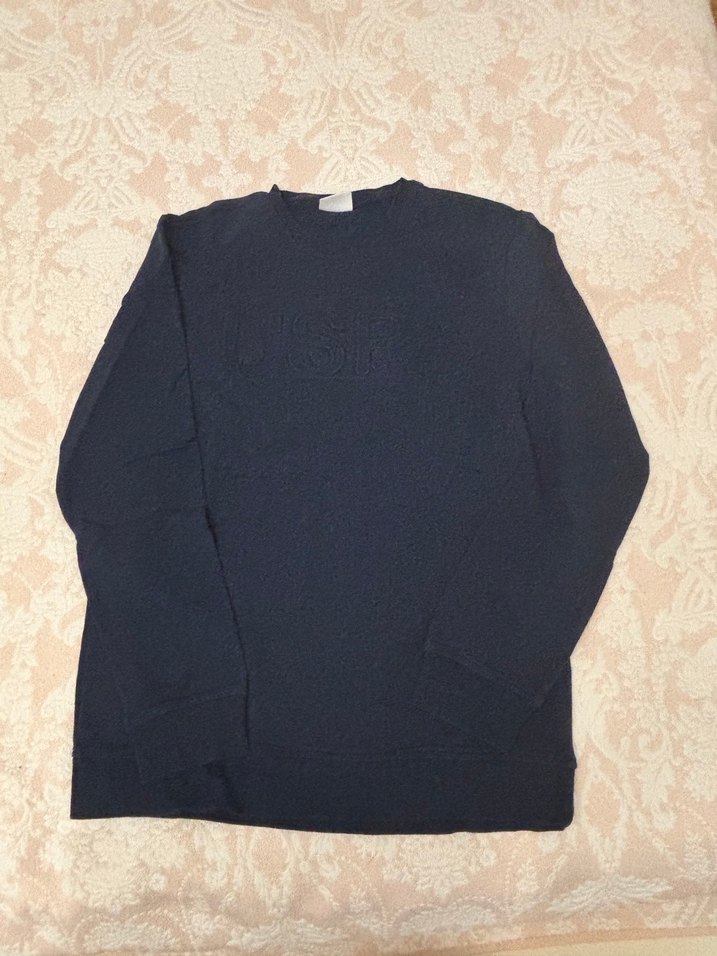 Erkek Lacivert Kısa Kollu Sweatshirt - Görsel 2