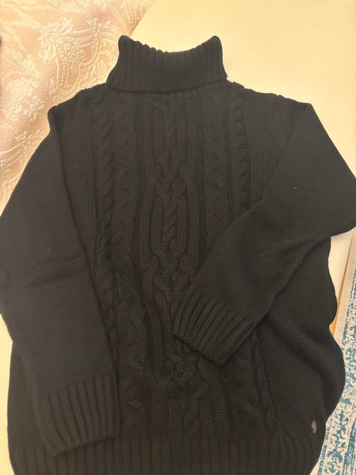 Lacivert #DS Damat Örgü Boğazlı Kolsuz erkekKazak - Görsel 2