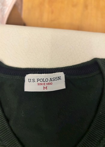 Erkek Yeşil V Yaka Triko Kazak - Görsel 2