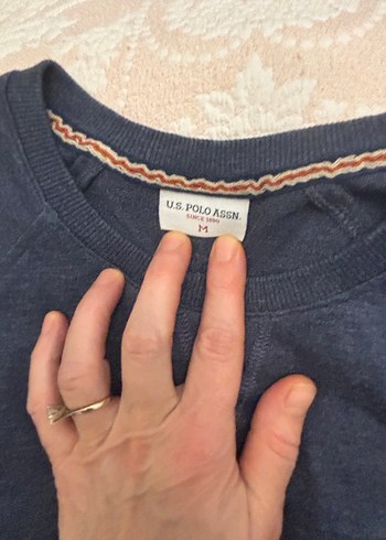 Erkek Lacivert Baskılı Kısa Kollu Polo Tişört #us polo - Görsel 3