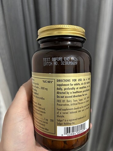 Solgar Süt Arttırıcı Brewer?s Yeast