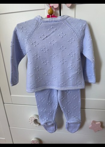 Mavi Örgü Bebek Hastane Kıyafeti - Görsel 3
