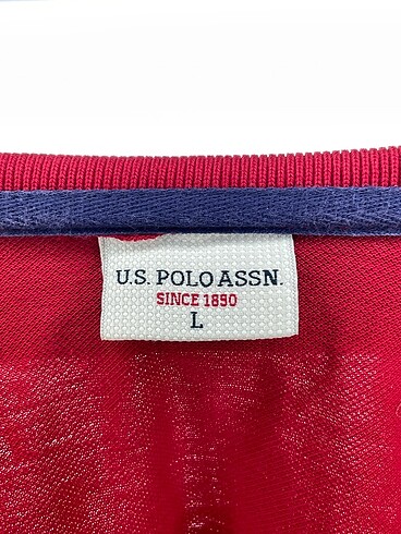l Beden kırmızı Renk U.S Polo Assn. T-shirt %70 İndirimli.