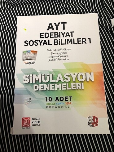 Ayt denem 3D yayın edebiyat sosyal bilimler