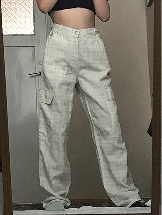 Asos ekoseli pantolon