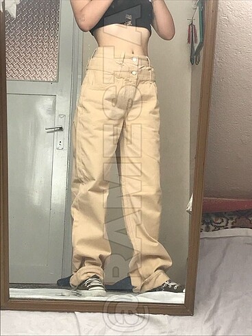 Urban Outfitters çift taraflı bej pant