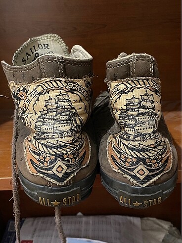 39 Beden kahverengi Renk Converse