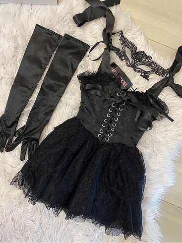 xs Beden siyah Renk Dollskill