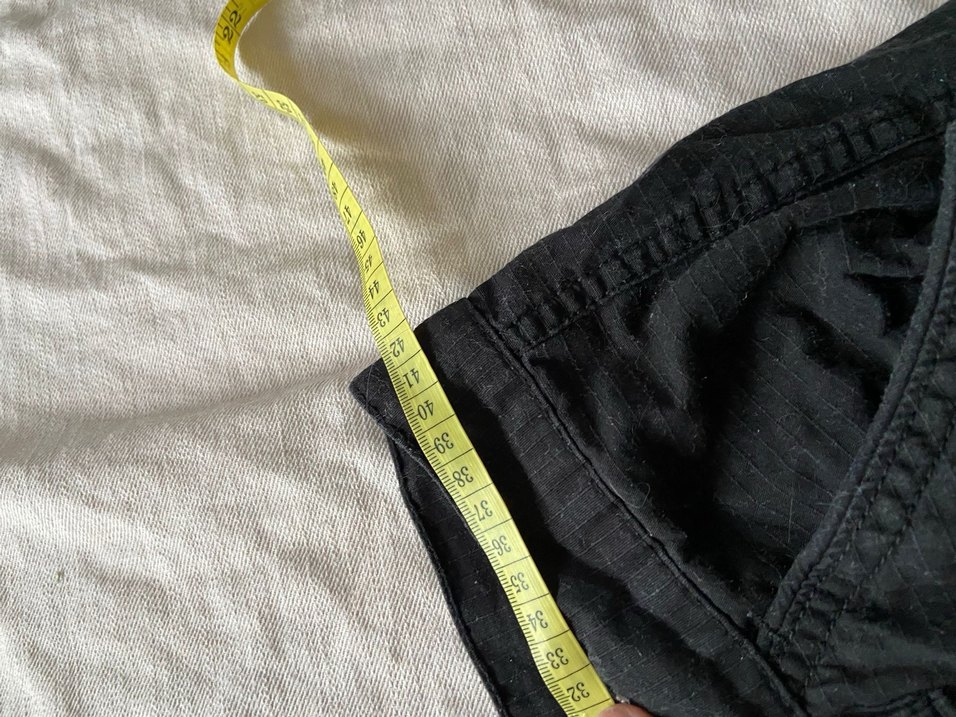 Siyah Kemerli Erkek Keten Midi Pantolon - Görsel 4