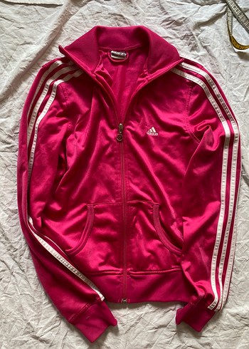Kız Çocuk Pembe Fermuarlı Spor Ceket