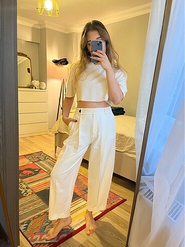Zara pensli kumaş pantolon