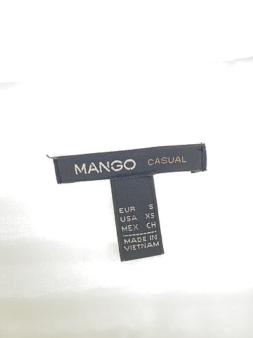 s Beden beyaz Renk Mango Bluz %70 İndirimli.