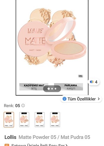 Bej Mat Pudra - Görsel 3