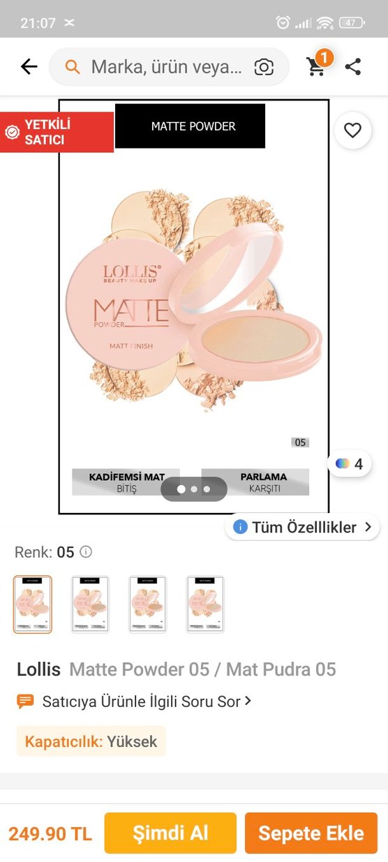 Bej Mat Pudra - Görsel 3