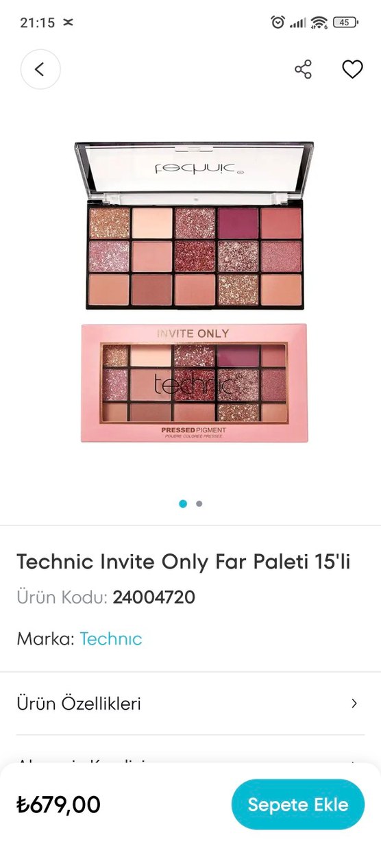 Invite Only Bej ve Koyu Ton Far Paleti - Görsel 4