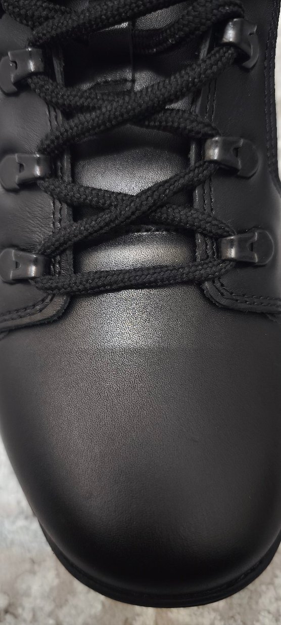 Bot Siyah Bağcıklı Erkek gerçek deri - Görsel 3