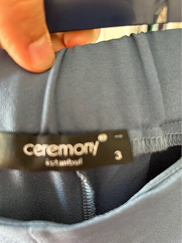 Ceremony duman mavisi incecik pantolon - Görsel 6