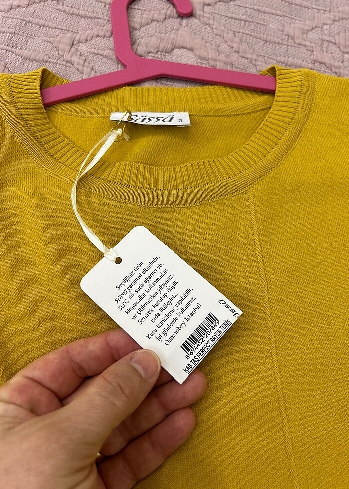 Soğuk iplik Merserize tunik - Görsel 3