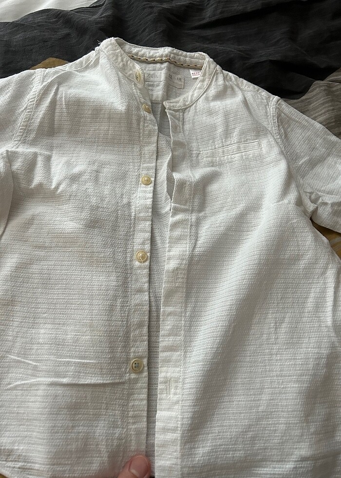 Zara 4-5 yaş yazlık erkek çocuk gömlek - Görsel 5