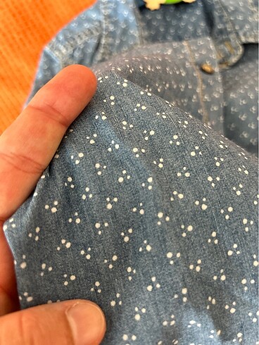 Benetton jean gömlek - Görsel 5